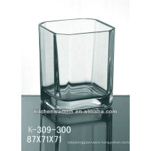 China supplier square tumbler glass for whisky drinking